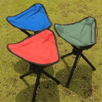 Load image into Gallery viewer, folding three-legged stool

